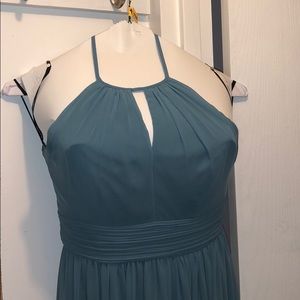 Bill Levkoff teal bridesmaids dress size 6